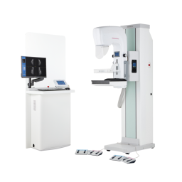 Digital mammography X-ray device:  Pinkview-DR Plus :  is a premium digital mammography using a 24*30 detector, and can obtain excellent digital images by combining W/Rh.