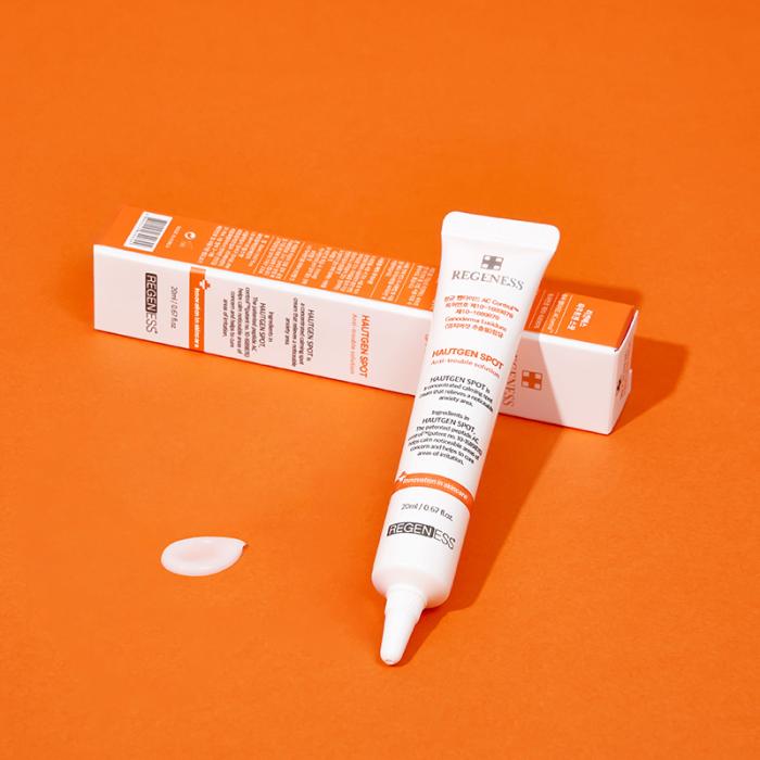 Dr. REGENESS Hautgen Spot Anti-Trouble Solution 20ml product packaging