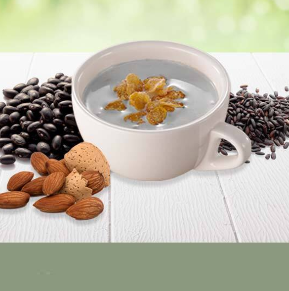 a cup of prepared cereal