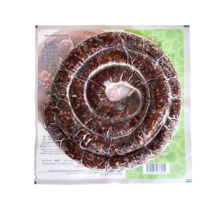 Korean Blood Sausage with Vegetables