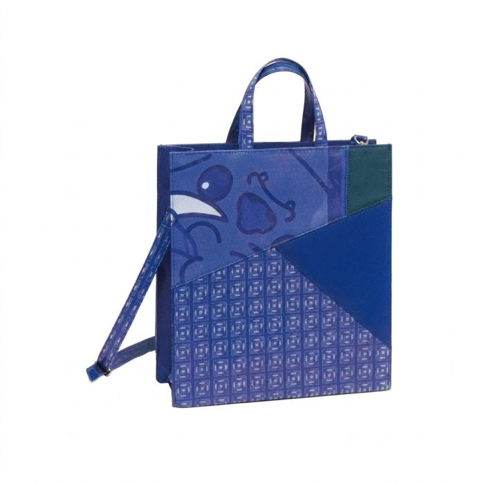 blue tote bag