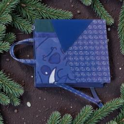 blue tote bag