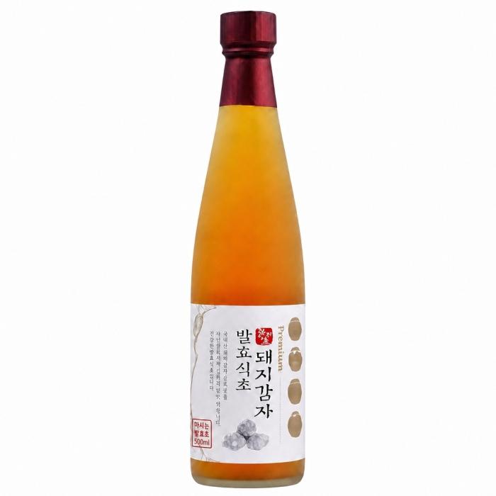 korean liquor, a bottle and a box