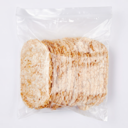 rice crackers in a plastic bag
