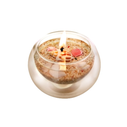 Bergamot Sand Candle Top View
