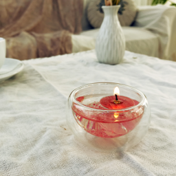Table Aesthetic Liquid Candle