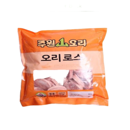 smoked sliced duck meat