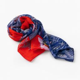 [British Museum Gift Shop Collection] Buyeo Taebi 90 Carre Scarf