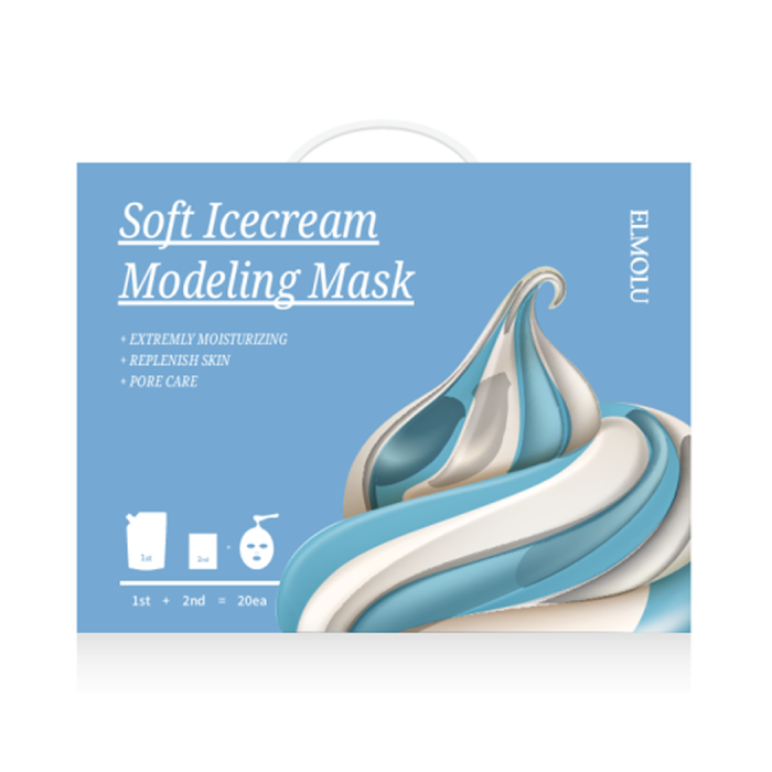 modeling mask that is soft like soft ice cream