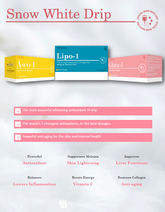 snow white glutathione drip Snow White Drip Set - wholesale